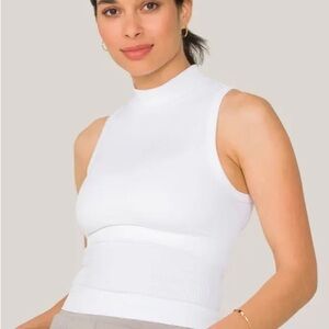 Alala Mock Neck Barre Ribbed Tank